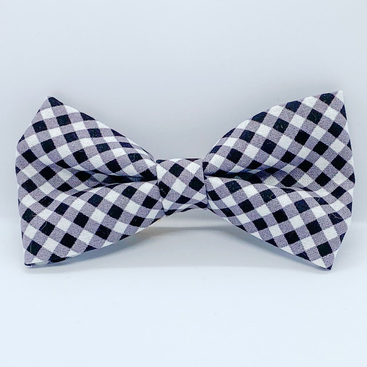 Tuxedo Hair Bow "Gingham"