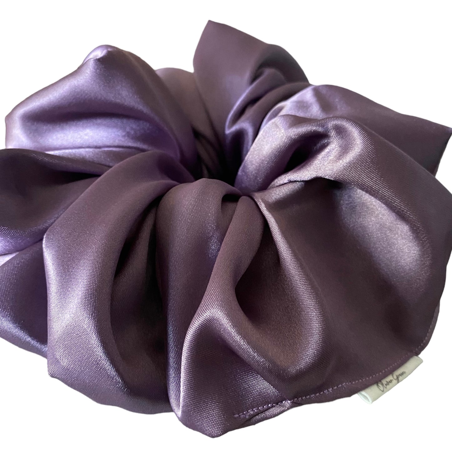 XL "Purple Amethyst" Satin Scrunchie