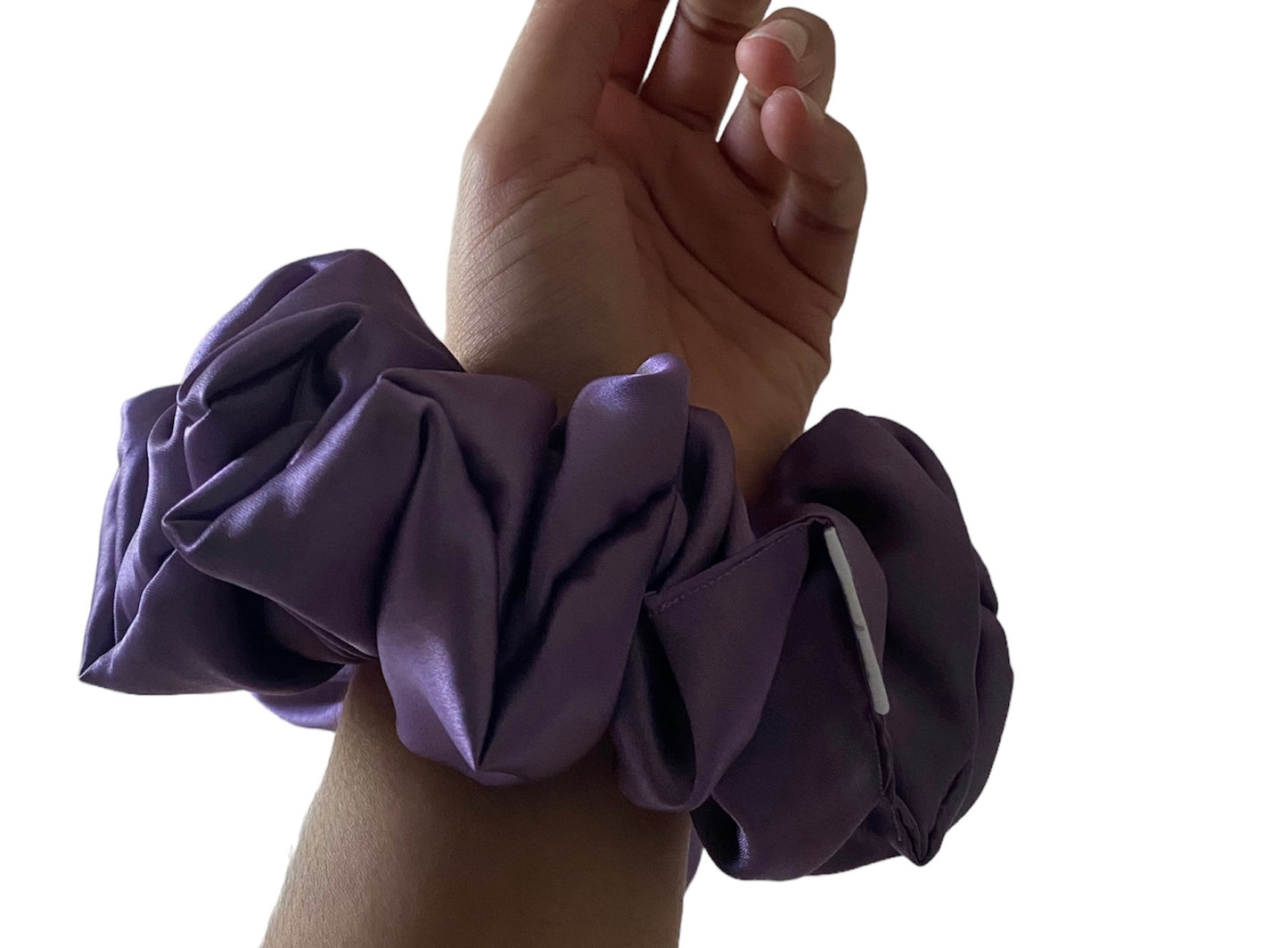 XL "Purple Amethyst" Satin Scrunchie