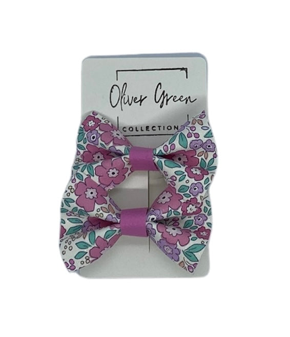 Spring Flowers Bow