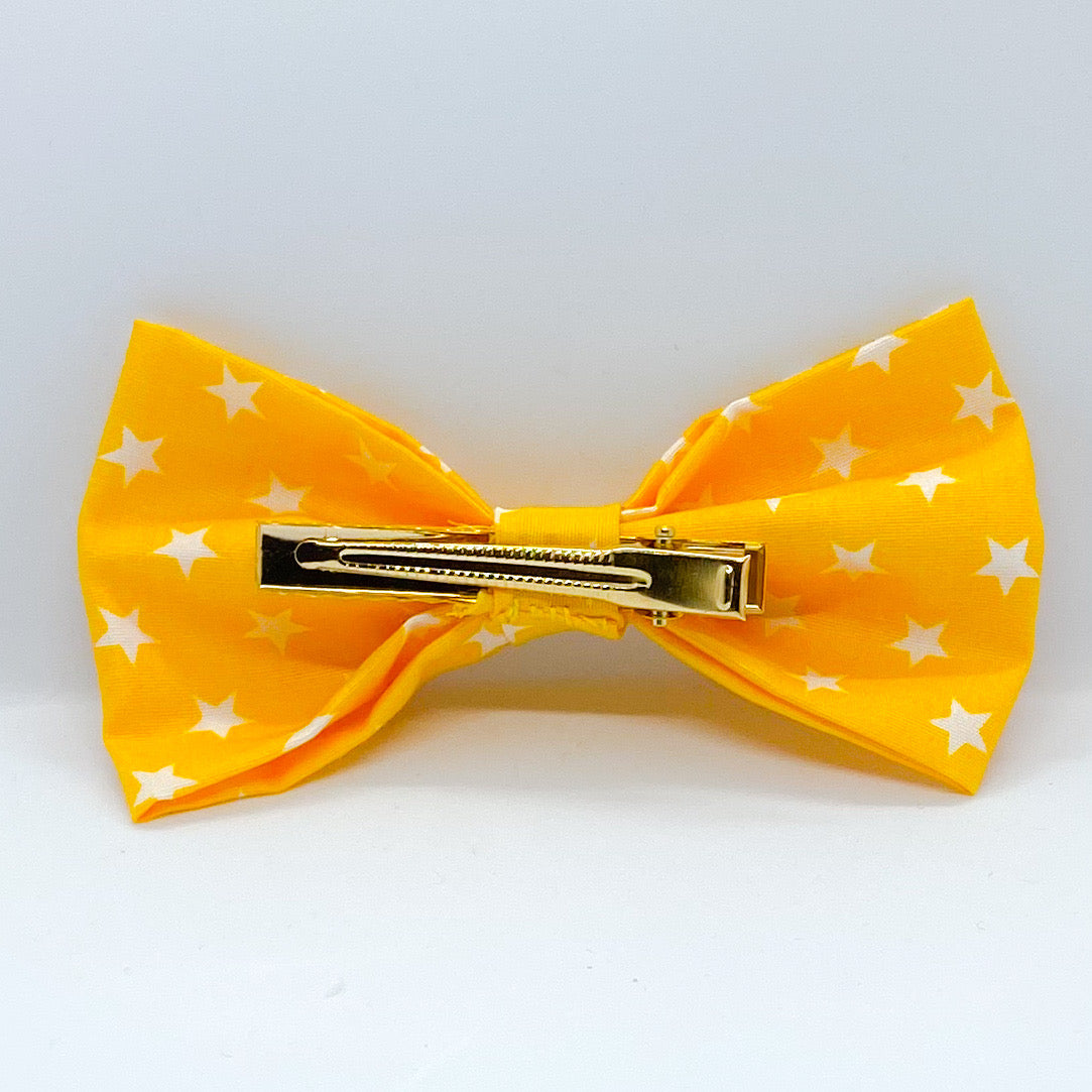 Tuxedo Hair Bow "Stars"