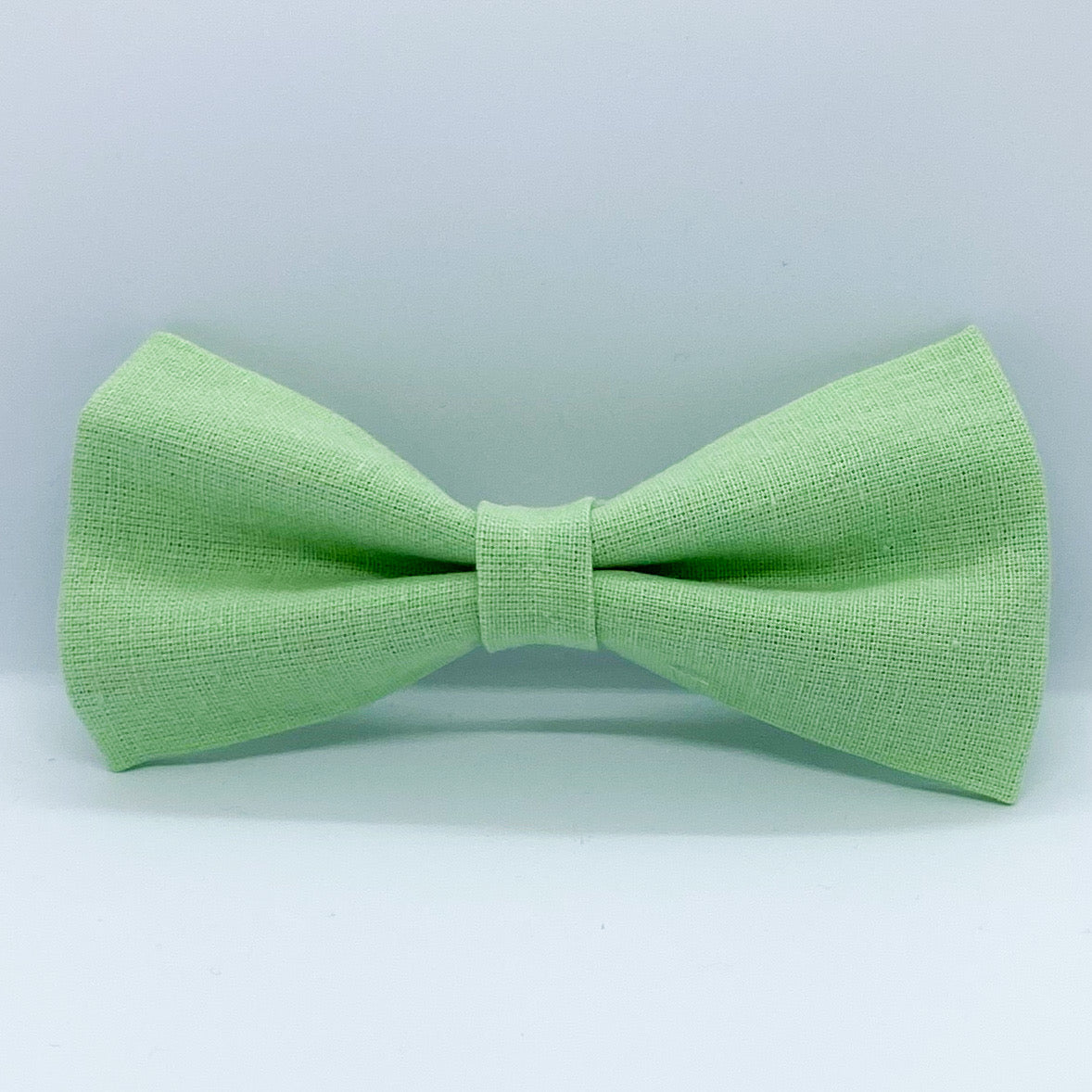 Tuxedo Hair Bow "Pastel Green"