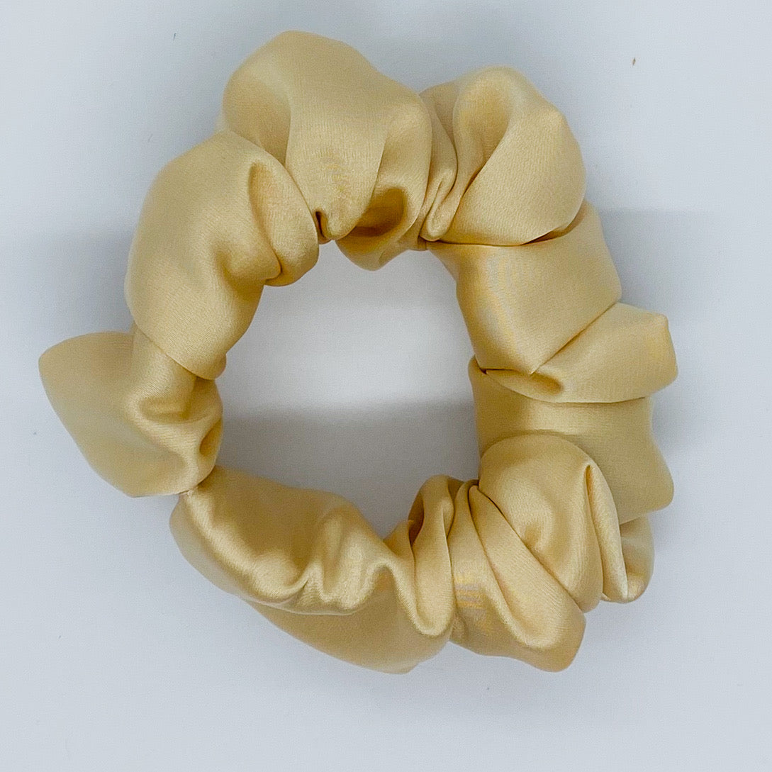 Medium Satin "Gold" Scrunchie