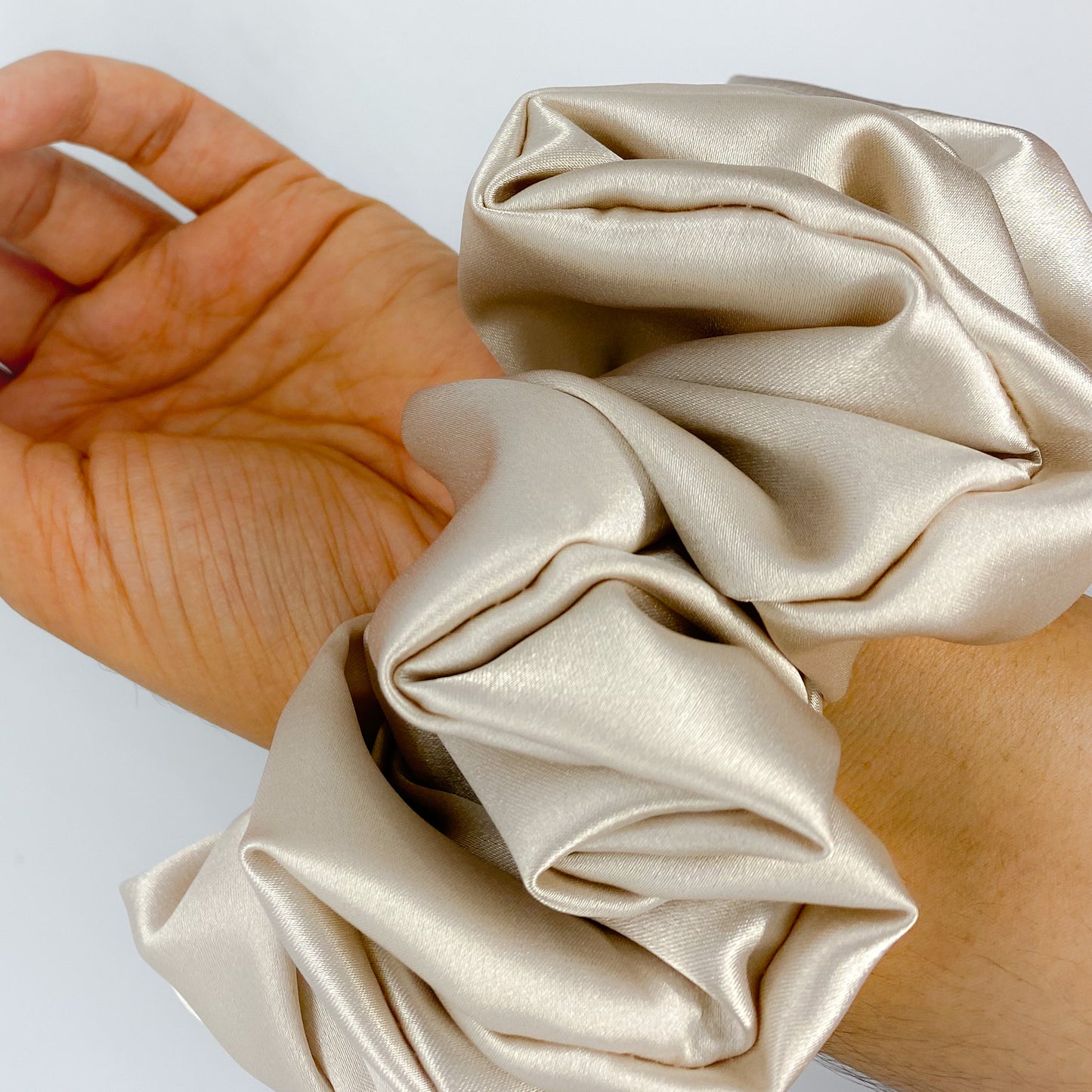 XL Satin "Nude" Scrunchie