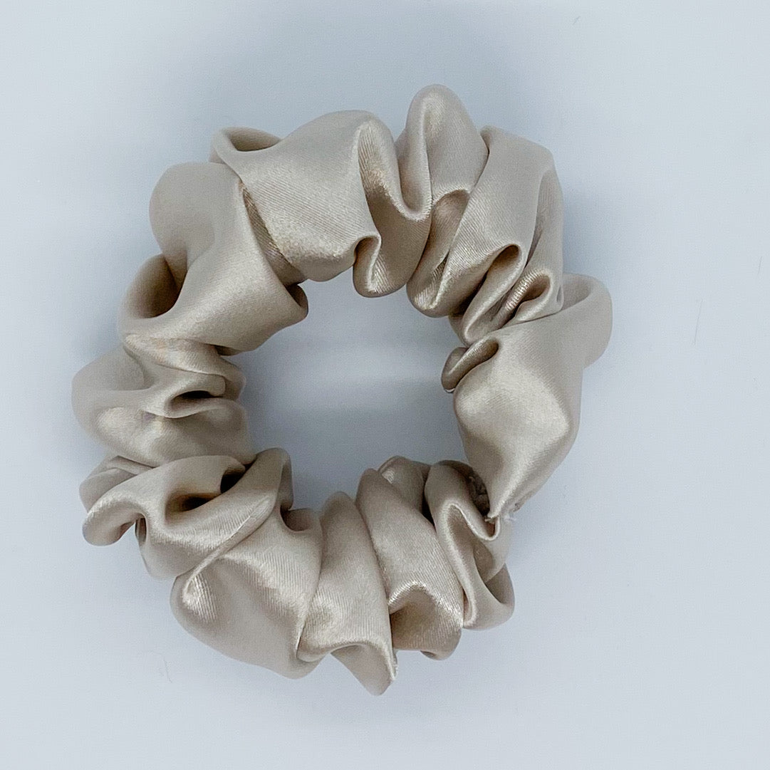 Medium Satin "Nude" Scrunchie