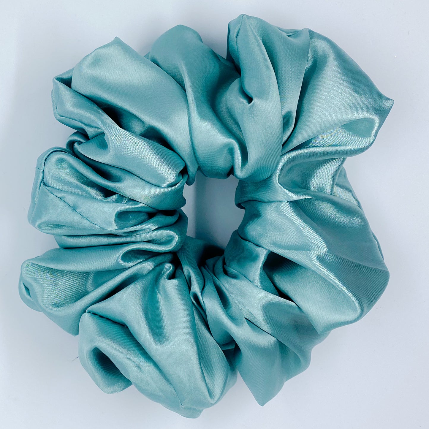 XL Satin "Teal" Scrunchie