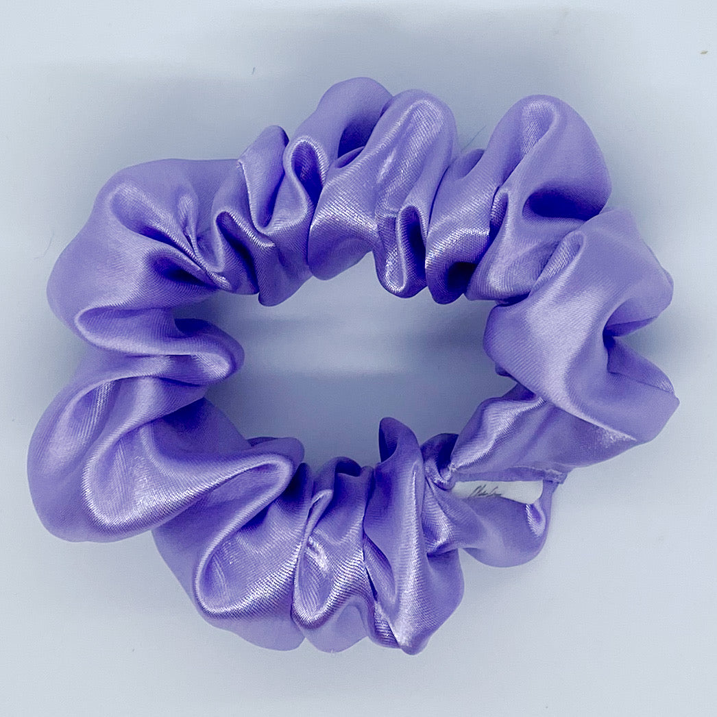 Medium Satin "Purple" Scrunchie