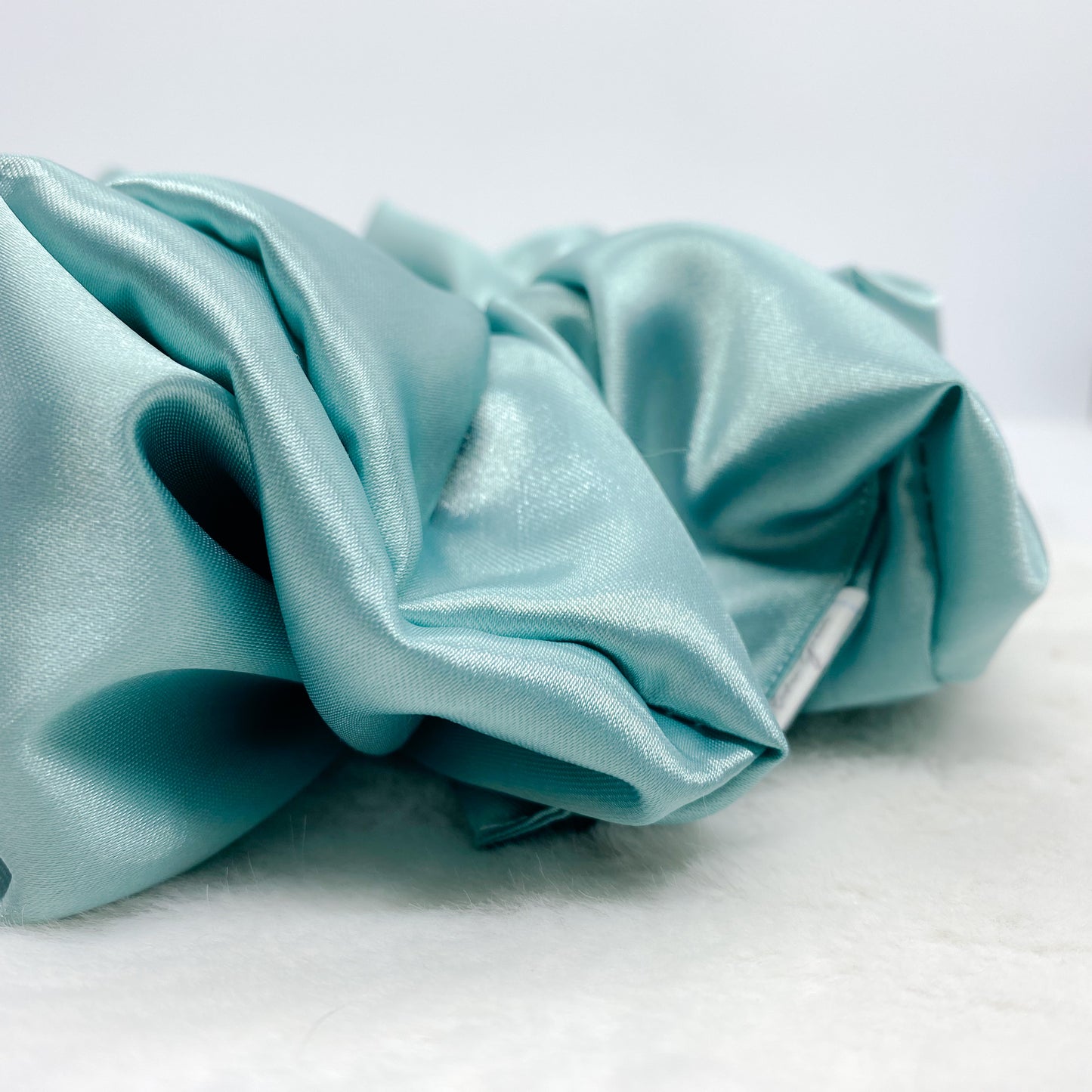 XL Satin "Teal" Scrunchie