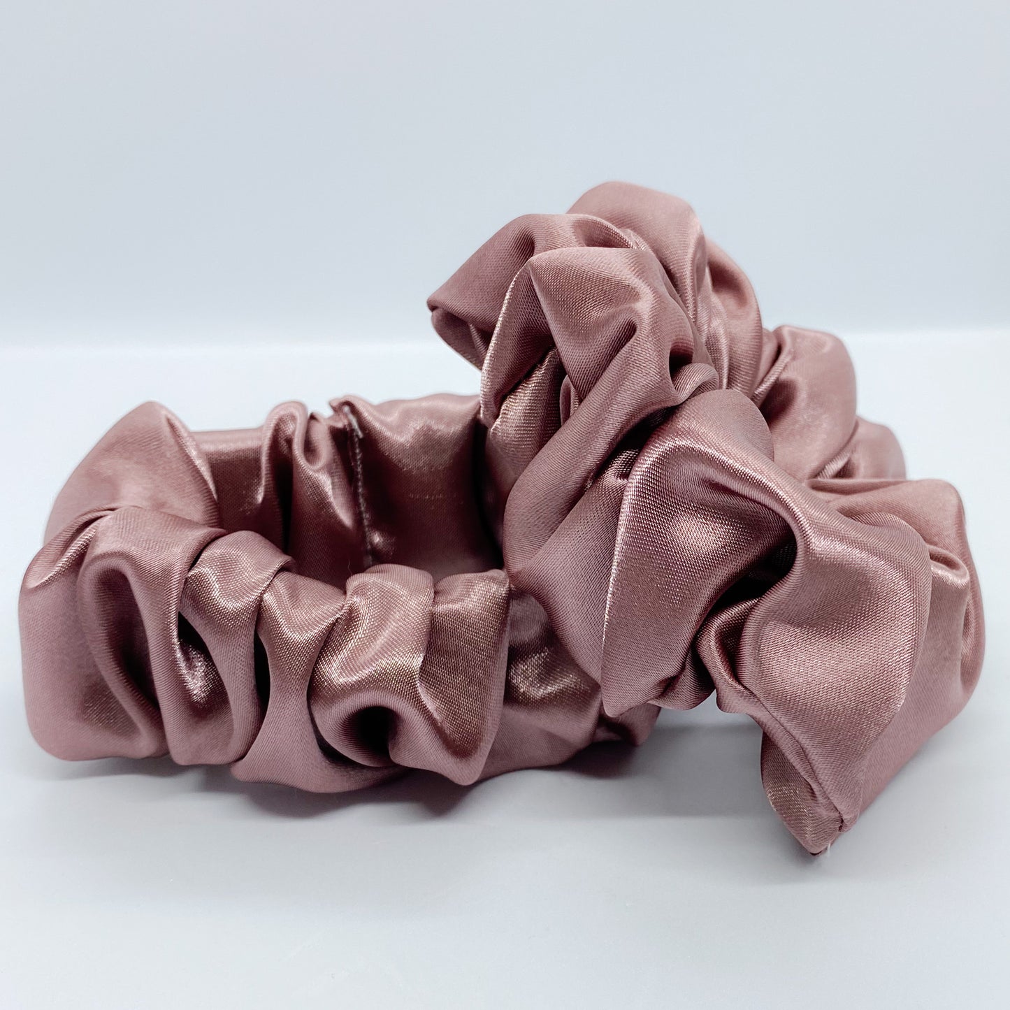 Medium Satin "Ash Rose" Scrunchie