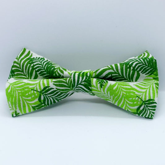 Tuxedo Hair Bow "Monstera"