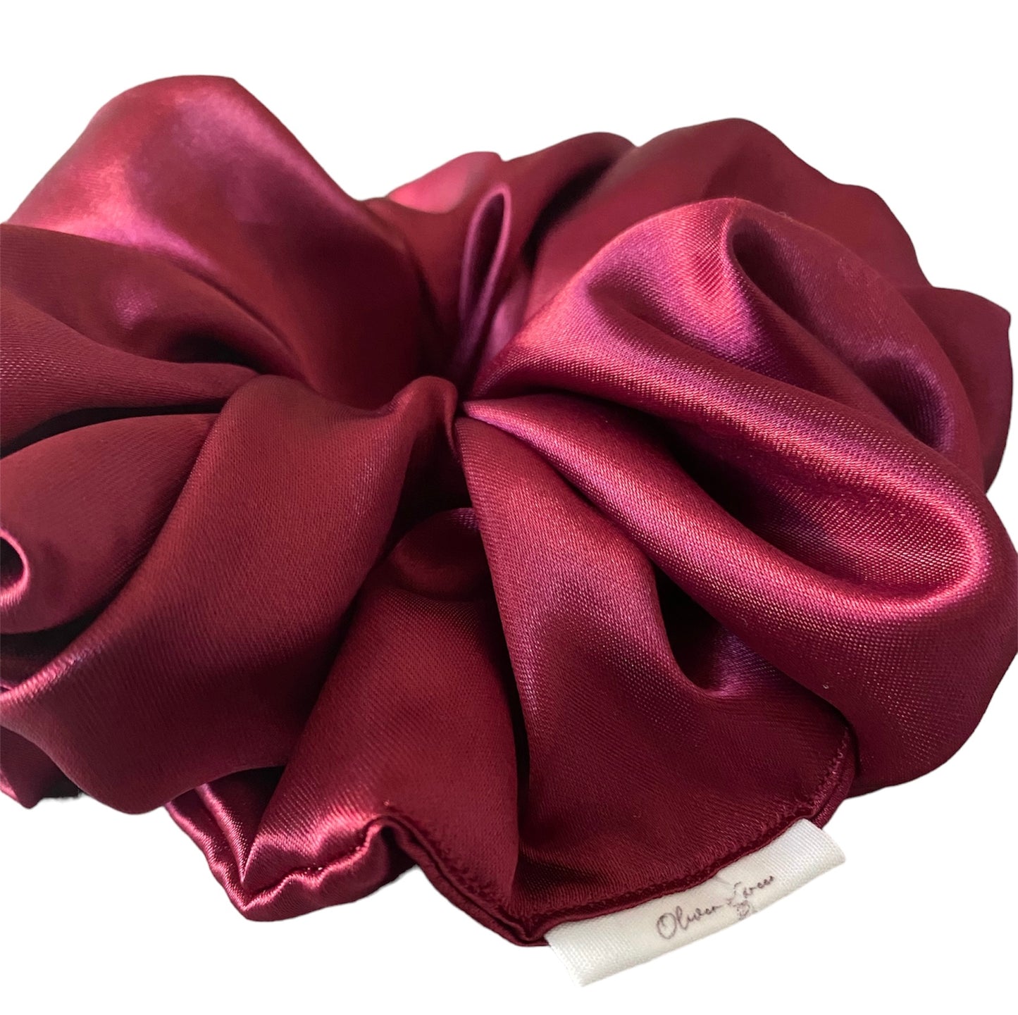 XL "Maroon" Satin Scrunchie