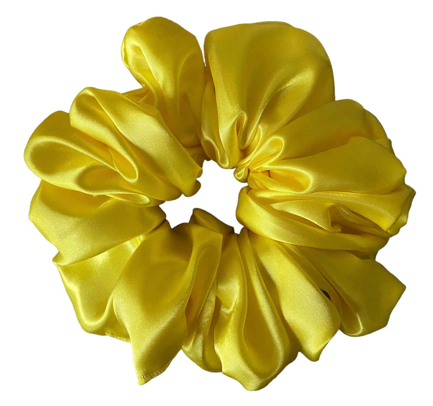 XL "Yellow" Satin Scrunchie