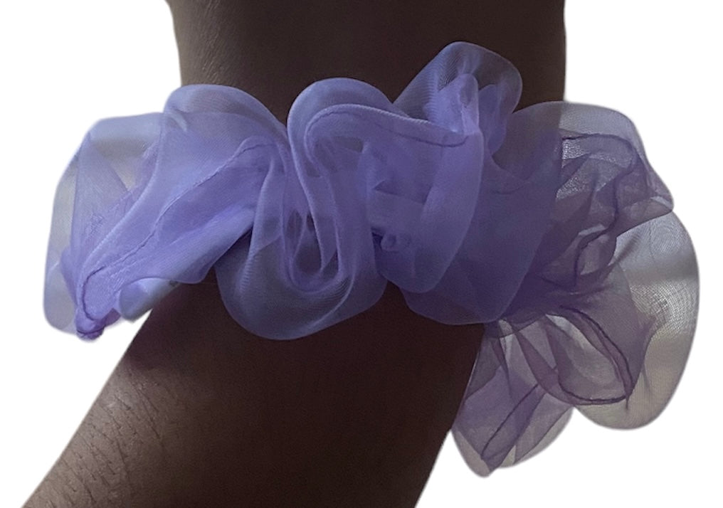 Medium Sheer "Purple" Scrunchie