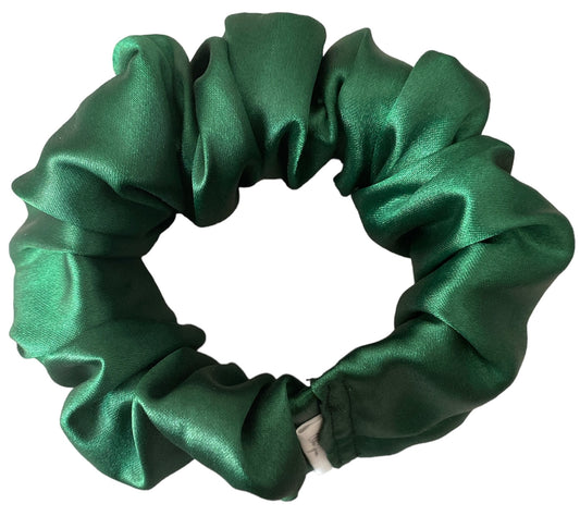 Medium Satin "Green" Scrunchie