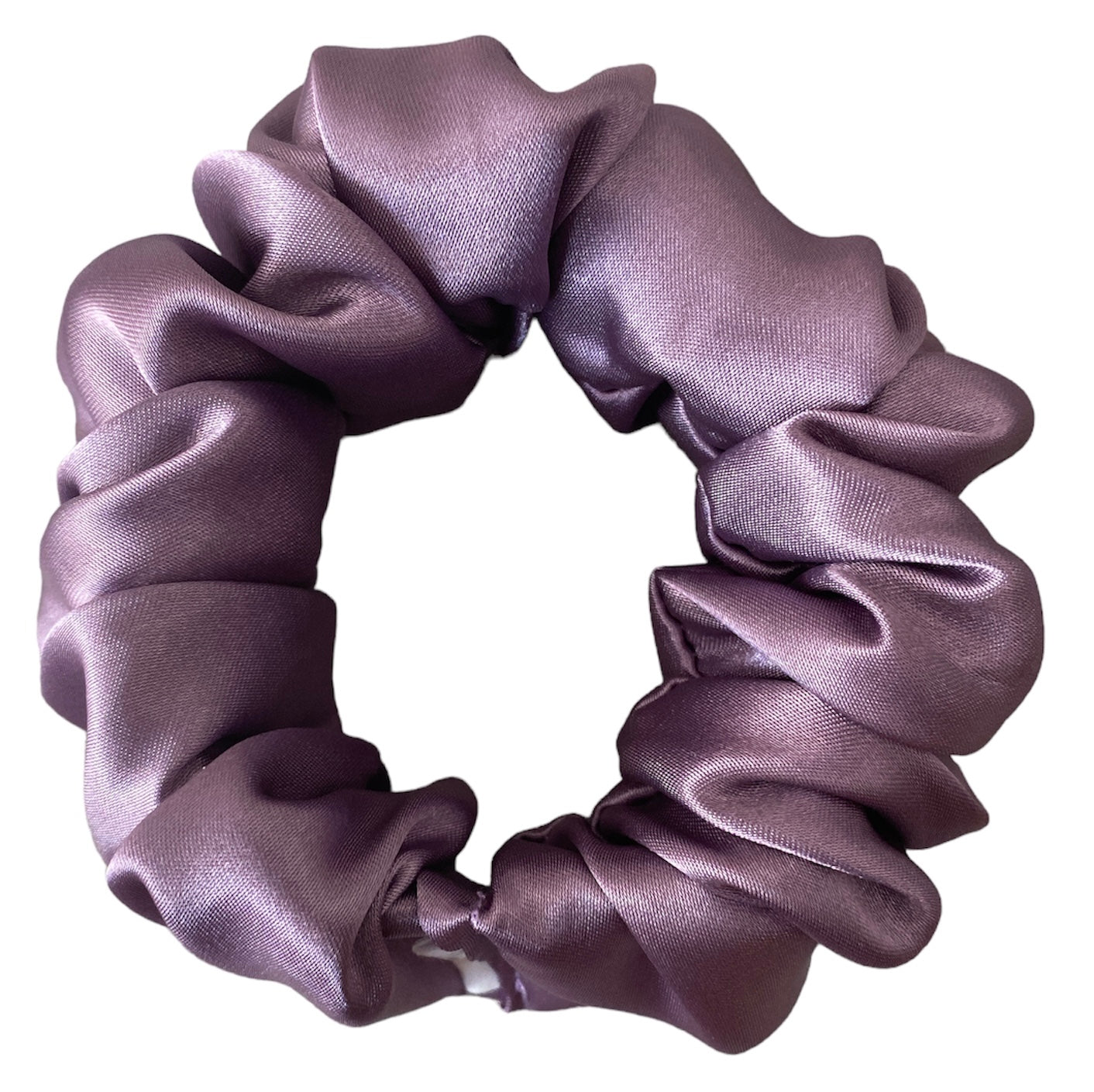 Medium Satin "Purple Amethyst" Scrunchie