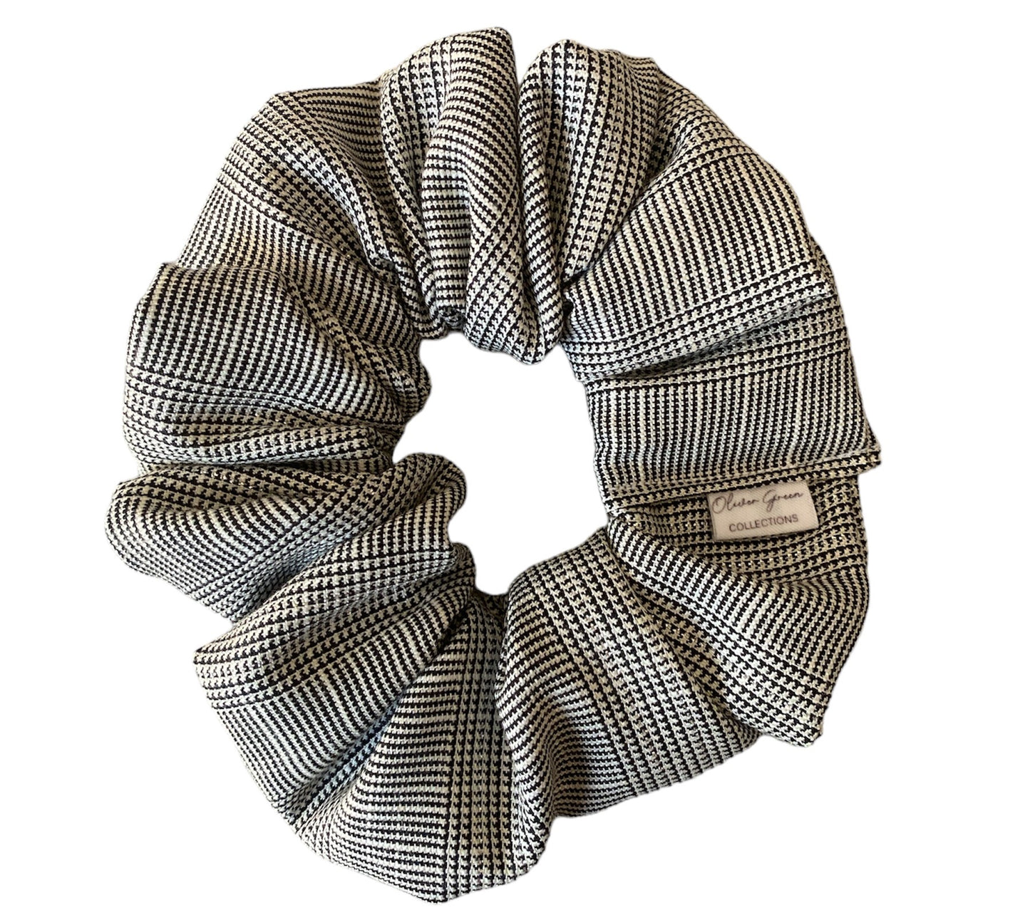 Medium Cotton "Office Chic" Scrunchie