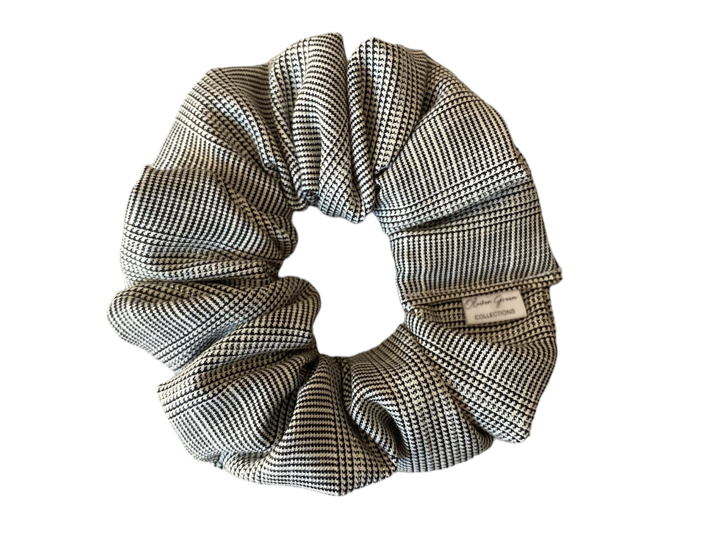 Medium Cotton "Office Chic" Scrunchie