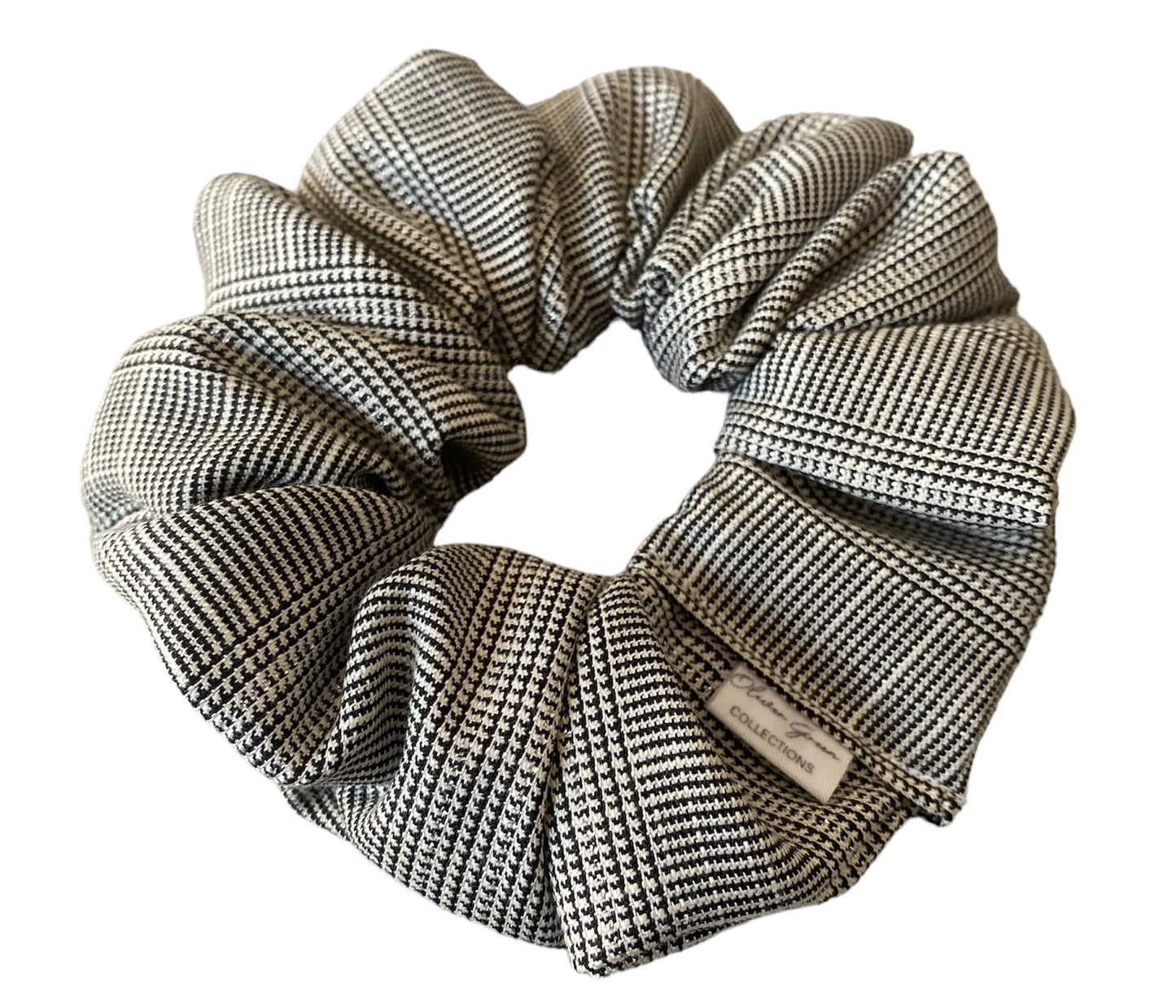 Medium Cotton "Office Chic" Scrunchie