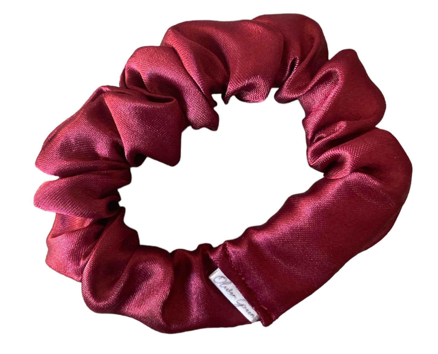 Skinny "Maroon" Scrunchie