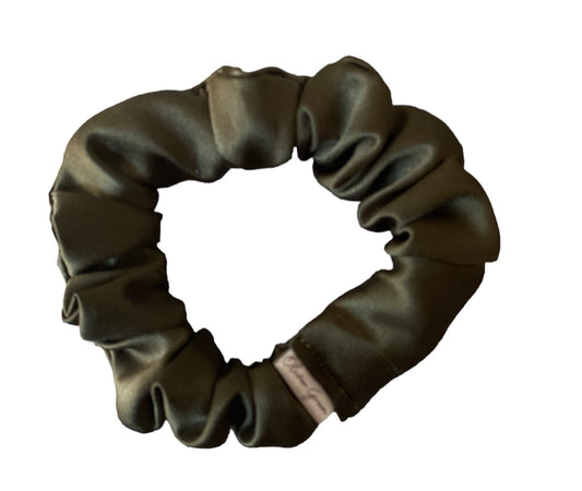 Skinny "Olive Green" Scrunchie