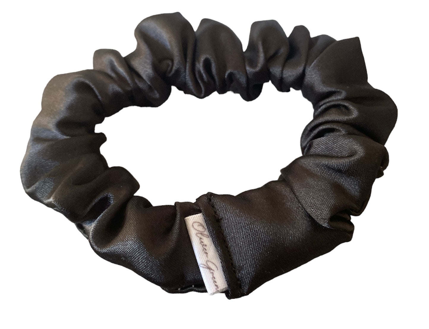 Skinny "Black" Scrunchie