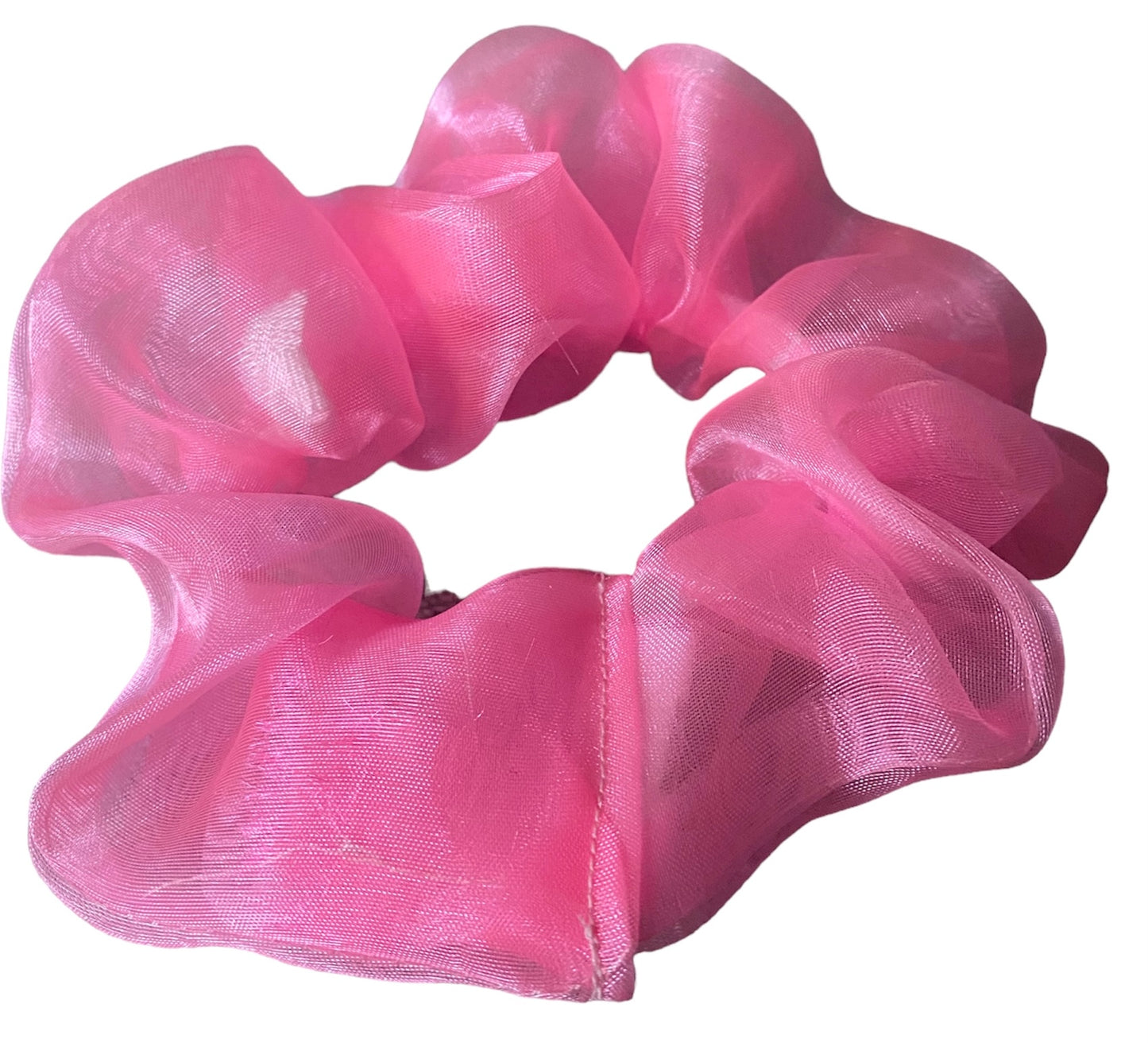 Medium Sheer "Pink" Scrunchie