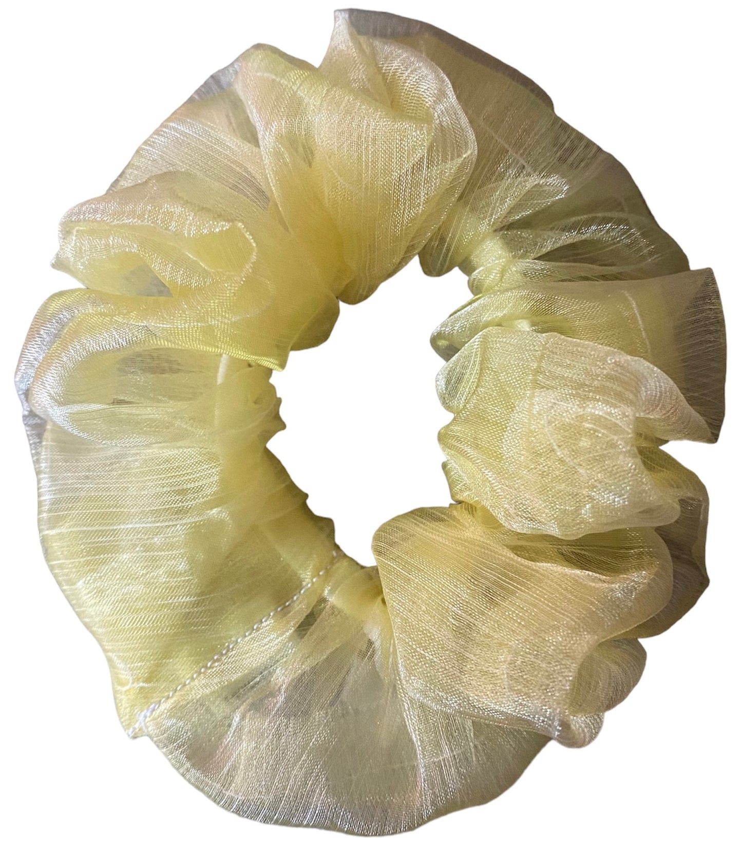 Medium Sheer "Yellow" Scrunchie