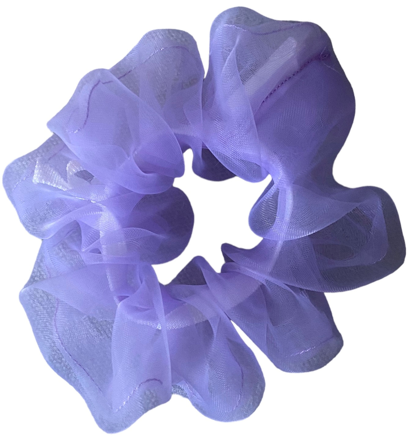 Medium Sheer "Purple" Scrunchie