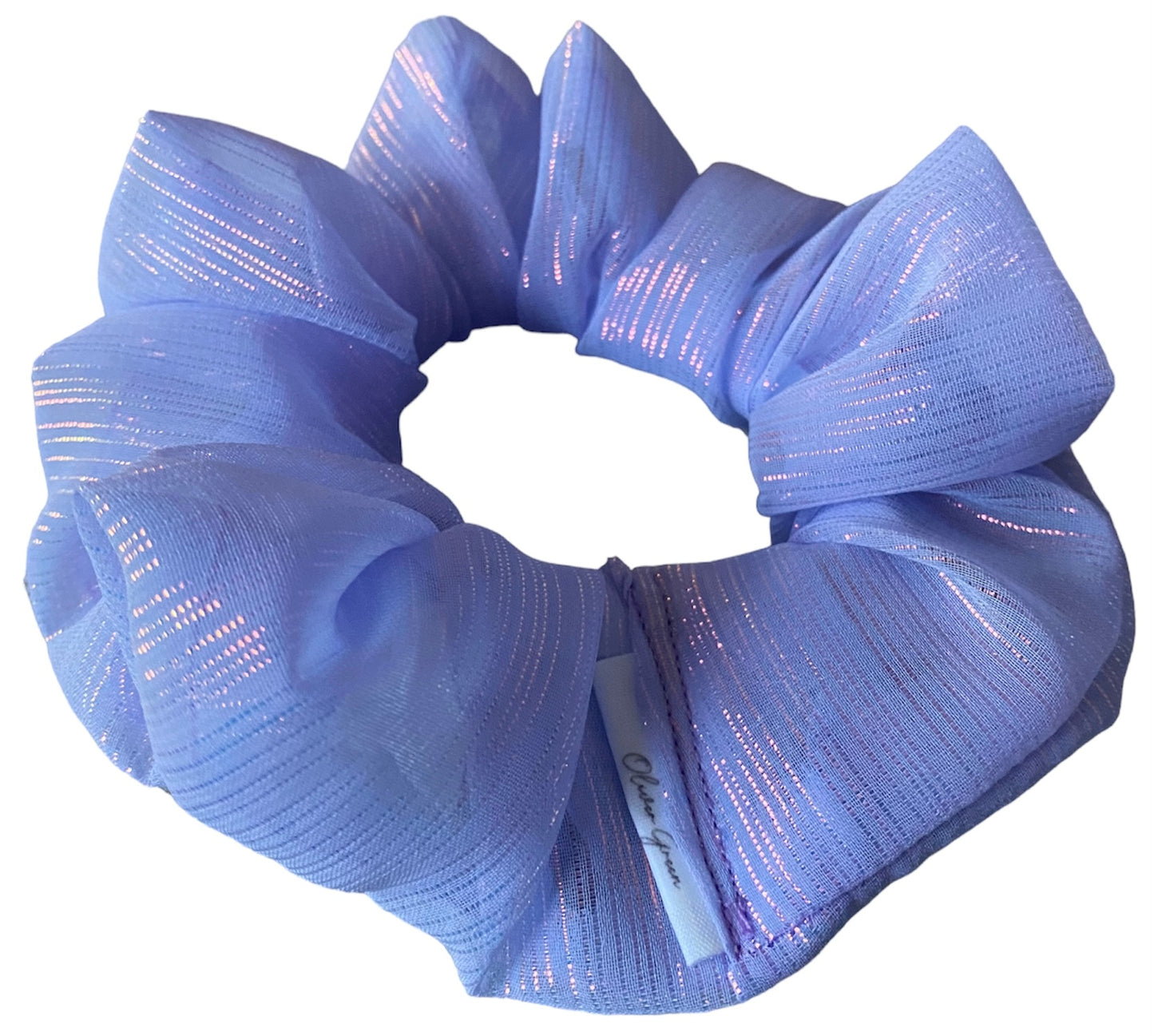 Medium Sheer "Metallic Purple" Scrunchie