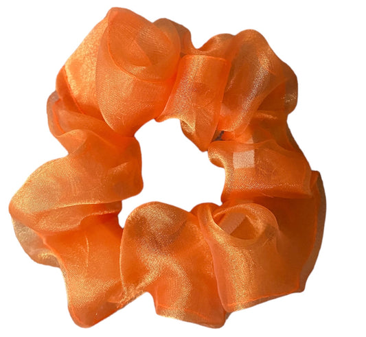 Medium Sheer "Orange" Scrunchie