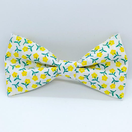 Tuxedo Hair Bow "Summer Florals"